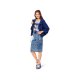 Burda 6022 Jasjes van Poplin,Tencel, Nylon