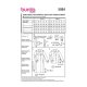 Burda 5984 Caban Jas en Trenchcoat van Gabardine, Poplin, Stofmenging, Wol
