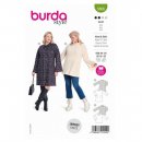 Burda 5866 Jurk en Shirt tricot, Jersey, Jogging, gebreid
