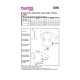Burda 5866 Jurk en Shirt tricot, Jersey, Jogging, gebreid