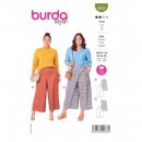 Burda 6035 Broeken van Katoen, Gabardine, Poplin, Stofmenging
