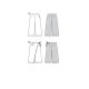 Burda 6035 Broeken van Katoen, Gabardine, Poplin, Stofmenging