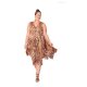 Burda 6036 Jurk van Viscose, crepe, katoen