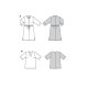 Burda 6038 Jurk en Blouse van Katoen, stofmenging, Viscose, zijde