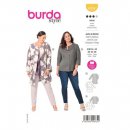 Burda 6034 Jasjes van Jacquard, Boucle, wol