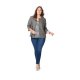 Burda 6034 Jasjes van Jacquard, Boucle, wol
