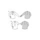 Burda 5895 Heren Blouses Katoen, stofmenging, linnen