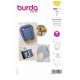 Burda 5834 Baby accessoires van Katoen, Jersey, Jogging, Fleece,