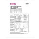 Burda 5834 Baby accessoires van Katoen, Jersey, Jogging, Fleece,