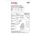 Burda 5909 Accessories Buiten van katoen, linnen, poplin