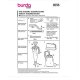 Burda 9256 Etui/Gymtas van Katoen, Jeans