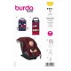 Burda 9233 Baby accessoires van Jersey, Jogging, Fleece, jeans