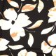 VISCOSE TWILL STOF BEDRUKT BLOEMEN 209459 Zwart 0003