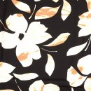 VISCOSE TWILL STOF BEDRUKT BLOEMEN 209459 Zwart 0003