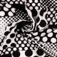 Viscose Poplin 202134 zwart wit 3009