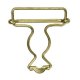 Tuinbroekgesp Draadsluiting zilver, goud of koper. 25-35-40 mm