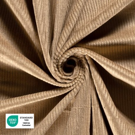 JUMBO CORDUROY STRETCH 6W STOF EFFEN 20501 Camel 053