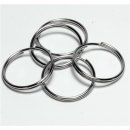 50x Sleutelring Metaal 30mm