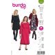 Burda 5772 Jurk van Poplin, viscose, Lyocell
