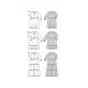 Burda 5802 Jurken van Poplin, viscose, Twill, Voile
