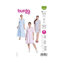 Burda 5803 Jurken van katoen, Viscose, Poplin