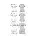 Burda 5803 Jurken van katoen, Viscose, Poplin