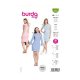 Burda 5805 Jurk van Jersey, French Terry, Punti Roma