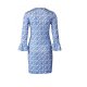 Burda 5805 Jurk van Jersey, French Terry, Punti Roma
