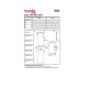 Burda 5805 Jurk van Jersey, French Terry, Punti Roma