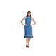 Burda 5810 Jurk van Viscose, crepe, katoen