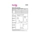 Burda 5810 Jurk van Viscose, crepe, katoen