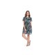 Burda 55829T Jurk van katoen, crepe, viscose