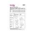 Burda 55829T Jurk van katoen, crepe, viscose