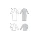 Burda 5792 Jurk en Top van Jersey, French Terry, Punti Roma