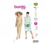 Burda 5816 Jurk van katoen, Viscose, Crepe, Linnen