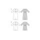 Burda 5816 Jurk van katoen, Viscose, Crepe, Linnen