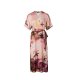 Burda 5844  Jurk van Viscose, crepe, katoen