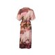Burda 5844  Jurk van Viscose, crepe, katoen