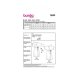 Burda 5844  Jurk van Viscose, crepe, katoen