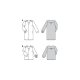 Burda 5783 Jurk en Blouse van katoen, Viscose, Zijde