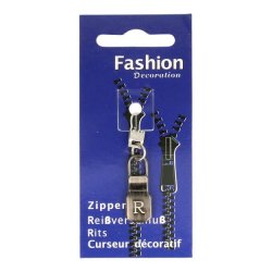 Ritsenhanger blauw kaartje 582104-61 Zilver