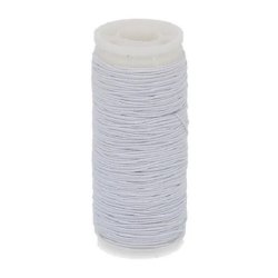 Elasta rimpelelastiek 20m wit