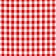 Katoen 2 cm Ruit Rood 211755.5019