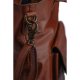 MUUD Arendal. Handgemaakt leren tas voor handwerkprojecten 35x34cm - kleur Rich Brown RBROWN 042.BG5193