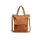 MUUD Arendal. Handgemaakt leren tas voor handwerkprojecten 35x34cm - kleur WHISKY 042.BG5193