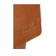 MUUD Arendal. Handgemaakt leren tas voor handwerkprojecten 35x34cm - kleur WHISKY 042.BG5193