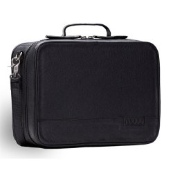 MUUD BA-21224R1 Flora Handgemaakte leren tas - kleur black 042.BA21224R1