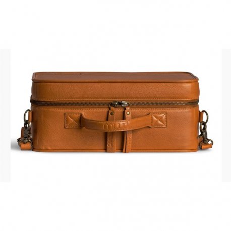 MUUD BA-21224R1 Flora Handgemaakte leren tas - kleur WHISKY 042.BA21224R1