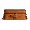 MUUD BA-21224R1 Flora Handgemaakte leren tas - kleur WHISKY 042.BA21224R1