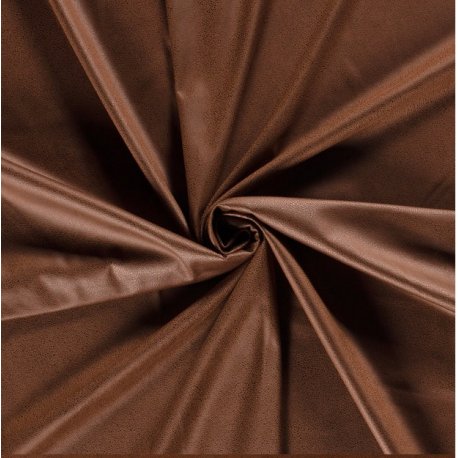 Suede Wildleer foliedruk Effen stretch Bruin 22108/055